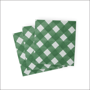 Guardanapo XADREZ VERDE - 19cmx21cm