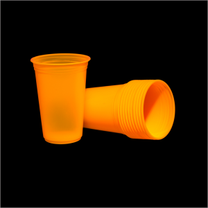 Copo 330ml SM LARANJA NEON Biodegradável